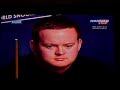 Stephen Hendry 147 Maximum WCH 2009 Cruicible Sheffield