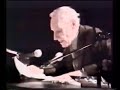 William S. Burroughs reading in London
