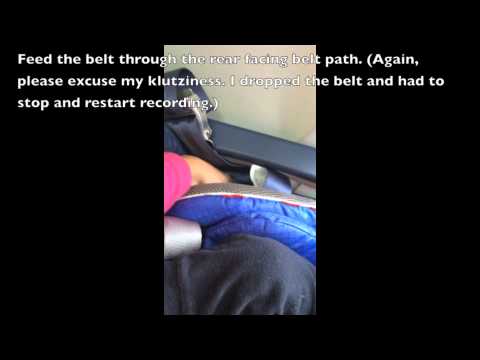 how to wear seat belt in aeroplane