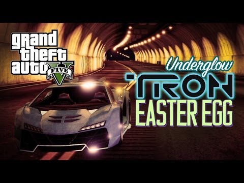 GTA 5: UNDERGLOW TRON EASTER EGG (PARODY)