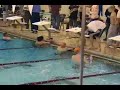 WLT Conference Meet HUHS Boys Swim Team 100M Fly Brian 3rd