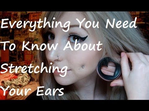 how to ear gauge