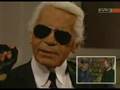 Karl Lagerfeld bei Maischberger