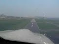 Approach and landing in Shoreham (Brighton city airport)
