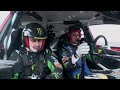 Ken Block tests for 5th win at the 2010 100 Acre Wood Rally in the Monster Energy Ford Fiesta