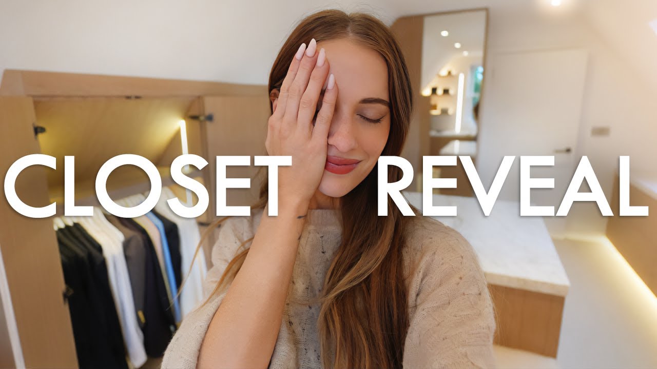 DREAM WARDROBE REVEAL AND FILLING THE NEW CLOSET START TO FINISH | VICTORIA