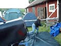 Lena having a bull ride in skoog 2005