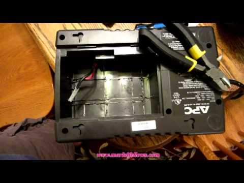 how to replace apc es 350 battery