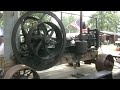 1869 12 hp gibbs & sterrett steam engine converted to gas with a bessemer cylinder; built and owned by stan ellerbeck, excelsior springs, mo; shown at 2008 tri-state gas engine and tractor show, portland, in gas engine magazine, www.gasenginemagazine.com, is your best source for stationary gas engine information on the web.