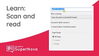 Learn SuperNova: Scan & Read Inaccessible PDFs & Paper Documents
