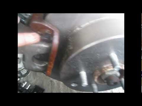 Nissan Murano rear brakes and rotors replace pt2