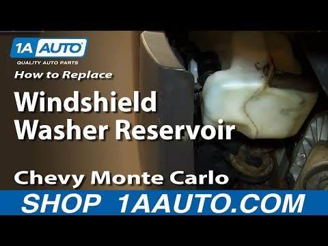 How To Install Replace Windshield Washer Reservoir Bottle 2000-07 Chevy Monte Carlo