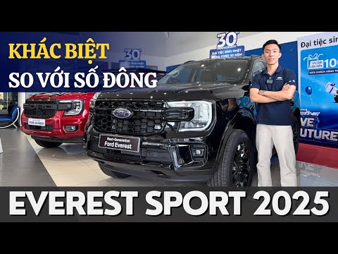 FORD EVEREST SPORT: PHIÊN BẢN FULL BLACK EDITION - DIỆN MẠO KHÁC BIỆT SỐ ĐÔNG