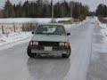 Slippery road conditions Slippery road conditions