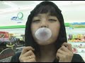 Sunye of Wonder Girls playing with gum :)