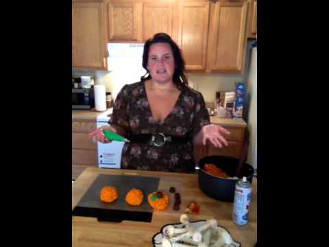 how to dye rice krispies orange