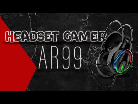 Vídeo de demonstração - HEADSET GAMER RGB – AR99