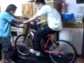 RIDING A BICYCLE ON A TREADMILL !!! RIDING A BICYCLE ON A TREADMILL !!!