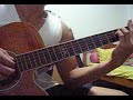 fixing a broken heart guitar melody