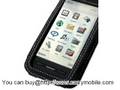Carrymobile Leather Case for Nokia 5800 XpressMusic - Flip Type Ver.1 (Black)