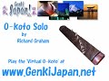 Japanese o-koto solo
