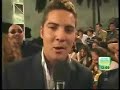david en la alfombra roja de los premios billboard