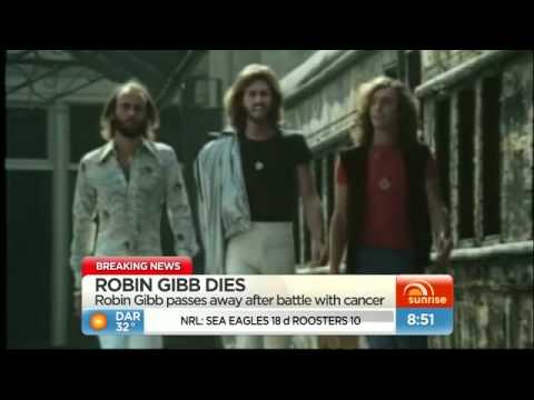 dead at 62 - Bee Gees singer Robin Gibb has passed away at the age of 62 following a long battle with cancer.