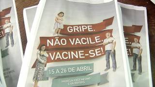 VÍDEO: Campanha de vacinação contra gripe está nas sacolinhas de pão