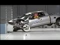 Crash Test 2007 Toyota Tundra King Cab IIHS into deformal barrier at 40 mph..First Pick Up to get IIHS Top Safety Pick Award Toyota Tundra 2007-08 models 2008 Top Safety Pick 2008 Toyota Tundra:good performance in front, side, and rear tests and standard electronic stability control FRONTAL OFFSET TEST OVERALL EVALUATION: Good Structure/safety cage Injury measures Restraints/dummy kinematics Head/neck Chest Leg/foot, left Leg/foot, right Good Acceptable Good Acceptable Good Good Important: Frontal crash test ratings can be compared only among vehicles of similar weight. Test details: The Toyota Tundra was redesigned for the 2007 model year. Two tests of a 2007 Tundra were conducted, one by the Institute of a 2wd Double Cab and the other by Toyota of a 4wd Double Cab as part of frontal crash test verification. The overall rating of Good is based on review of both tests, which independently result in overall ratings of Good. The ratings and vehicle specifications based on the Institute's test are shown below because the 2wd Double Cab is similar to the configuration of other pickups tested previously. Restraints/dummy kinematics — Dummy movement was well controlled in both tests. During rebound in the Institute's test, the dummy's head hit the roof rail. Injury measures — In each test, measures taken from the neck, chest, and one leg indicate low risk of injuries to these body regions in a crash of this severity. Forces measured on the left tibia in the Institute's test <b>...</b>