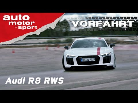 Audi R8 RWS mit Qualm-Garantie: Wer will da noch Quattr ...