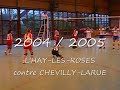 Match L'HAY / CHEVILLY Départementale Filles - 20042005