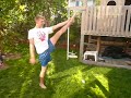 Falling into splits