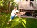 Falling into splits