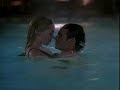 Kelly and Dylan have fun swimming together
