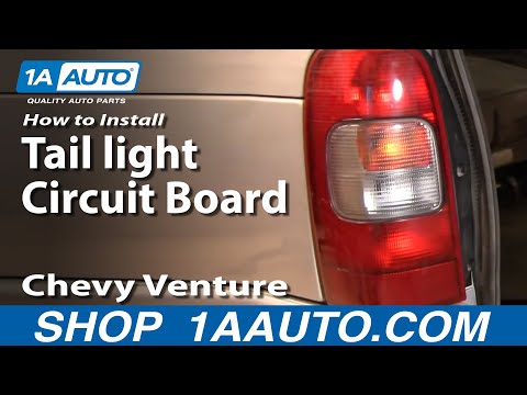 How To Install Replace Taillight Connector Plate Chevy Venture Pontiac Montana 97-05 1AAuto.com