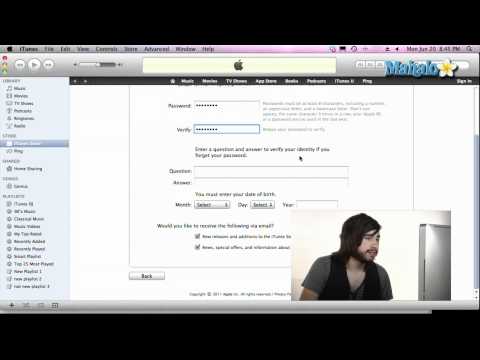 how to create itunes account