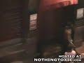 After screaming obscenities at the bouncer from outside like a pissed off 4th grader, he finally gets what he wants. And it's pure greatness.