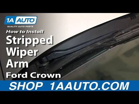 How To Install Fix Stripped Wiper Arm 1998-2011 Ford Crown Victoria