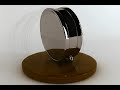 theosone bedside clock 3d viz