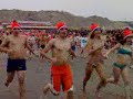 Nieuwjaarsduik in Westenschouwen