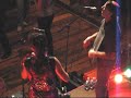 li'l anne and hot cayenne at the barn dance in delaware playing beau jocque's mardi gras blues - 10/18/08