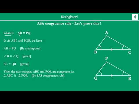 how to prove asa theorem