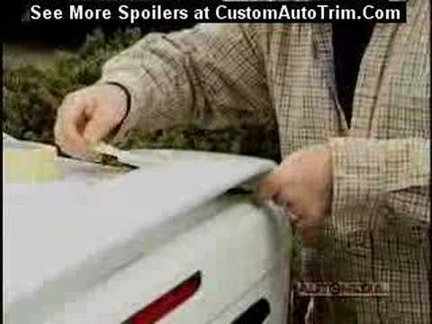 Rear Spoilers – How to install a rear spoiler on a trunk / deck lid | CustomAutoTrim.Com