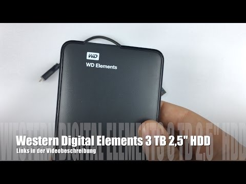 WD Elements Portable 3TB Test - externe Tragbare Festplatte im Testbericht