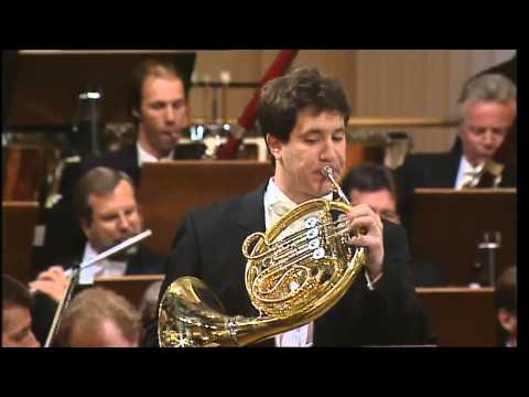 Stefan Dohr - Schumann Concert Piece for four horns and orchestra First horn: Stefan Dohr Second horn: Dale Clevenger BPO Daniel Barenboim.