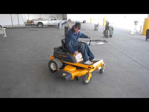 how to drive a zero turn lawn mower