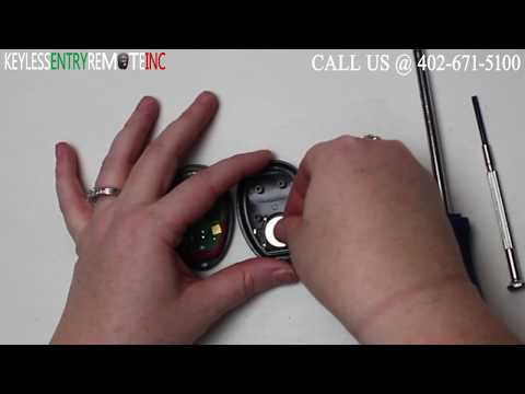 How To Replace GMC Hummer H3 Key Fob Battery 2006 2007 2008 2009