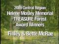 2009 Central Region Helene Mosley Memorial TREASURE Forest Award Winners