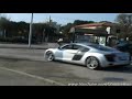 Silver Audi R8 Accelerate