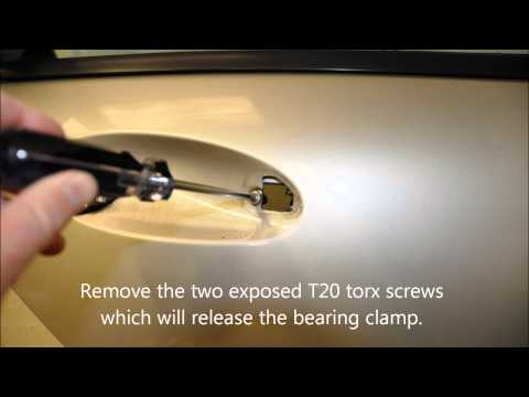 how to remove mercedes ml rear door handle
